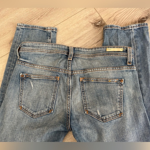 Pilcro and the Letterpress Distressed Blue Slim Jeans - Picture 4 of 5
